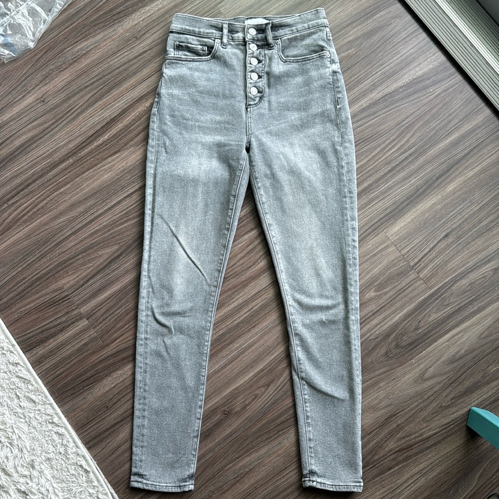 LOFT | The Skinny Jean | Vapor Grey | Size 0 / 25 | Barely Worn